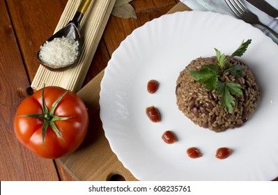 Congri dish of Cuban national cuisine