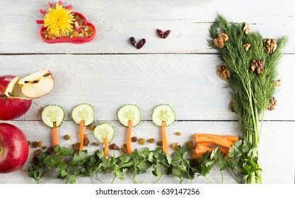Still life healthy food on a wooden background for rostics style